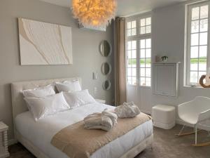 White House, maison d'hôtes客房内的一张或多张床位