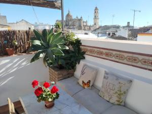 Balkón nebo terasa v ubytování La Gitanilla Alojamiento & Encanto Jerez