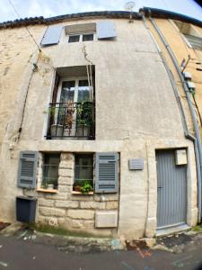 Bygningen som feriehuset ligger i