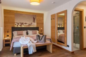 Postel nebo postele na pokoji v ubytování Hotel Meida