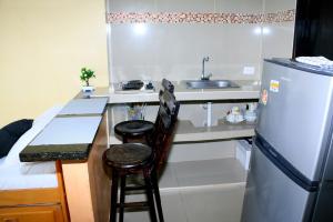 Køkken eller tekøkken på Studio Apartment E19C Close To The Sea And Pool