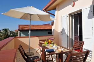 Balkón nebo terasa v ubytování Cala Bernardo Apartment