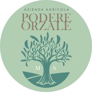 un árbol con las palabras azharaziocrotica roemer orgánico en Podere Orzale Agri b&b, en Usigliano
