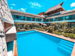 Bazén v ubytování Hotel Boutique Naj Casa Holbox nebo v jeho okolí