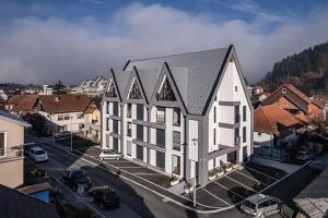 Bygningen som lejligheden ligger i