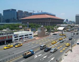 Miesto panorama iš viešbučio arba bendras vaizdas Taipėjuje