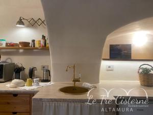 Kuchyň nebo kuchyňský kout v ubytování B&B Le Tre Cisterne Altamura - Matera