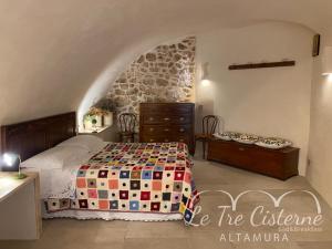 Postel nebo postele na pokoji v ubytování B&B Le Tre Cisterne Altamura - Matera
