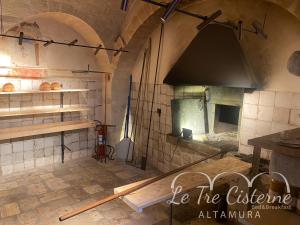 Kuchyň nebo kuchyňský kout v ubytování B&B Le Tre Cisterne Altamura - Matera