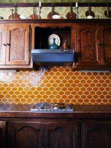 Dapur atau dapur kecil di Maison bourgeoise dans un vignoble +25 gambar