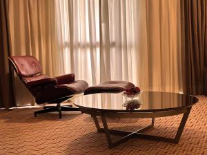 Posezení v ubytování Kubitschek Plaza Hotel