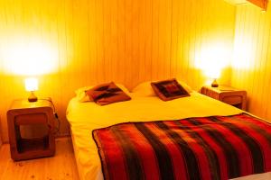 Ein Bett oder Betten in einem Zimmer der Unterkunft Travesía austral tinyhouse