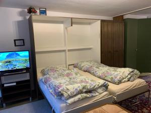 Postel nebo postele na pokoji v ubytování Hilburgs-Domizil