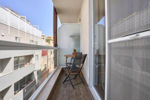 Balkoni atau teres di Private Apartment minutes to Sliema Malta, 2 AC's, Netflix