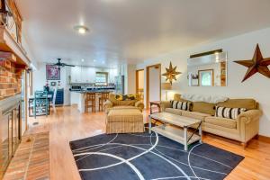a living room with a couch and a table at Pet-Friendly Union Vacation Rental with Pool! in Union