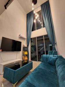 Istumisnurk majutusasutuses Luxurious Perda City Duplex Penthouse - Bukit Mertajam