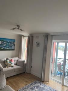 Istumisnurk majutusasutuses Appartment with sea view