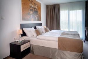 Voodi või voodid majutusasutuse Hotel Mousson toas