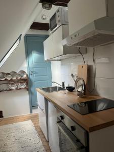 Kuchyň nebo kuchyňský kout v ubytování Home Inn STN17