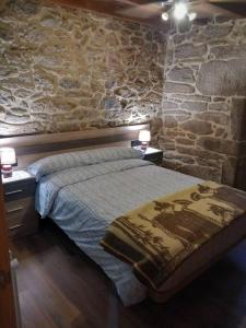 Ένα ή περισσότερα κρεβάτια σε δωμάτιο στο Casa de Crabera +50 φωτογραφίες