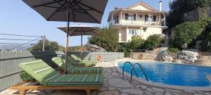 Bazén v ubytovaní Katouna Holidays alebo v jeho blízkosti