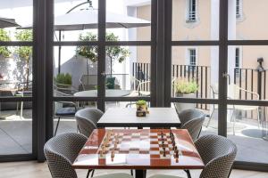 Posezení v ubytování Living Ascona Boutique Hotel