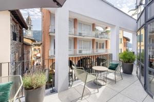 Balkón nebo terasa v ubytování Living Ascona Boutique Hotel