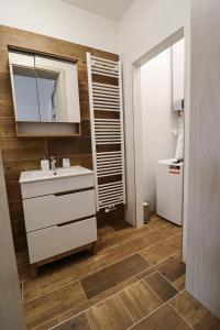 Koupelna v ubytování Apartmány Karolína - Kašperské Hory