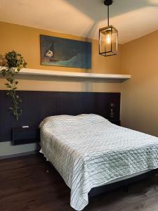 Ένα ή περισσότερα κρεβάτια σε δωμάτιο στο Loft equipado, en el centro de Oaxaca