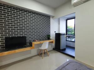 TV a/nebo společenská místnost v ubytování Irich residence South Samrong 6 Kms BTS-Pu Chao