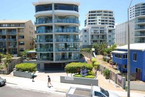 a view of a city with tall buildings at Casa del Sol Caloundra in Caloundra