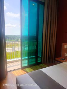 Balkón nebo terasa v ubytování Singgah Pengerang Hotel