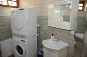 Koupelna v ubytování Apartmán U Pepana