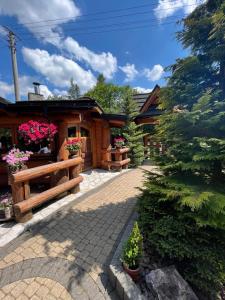 Ogród w obiekcie Leśny Dworek Zakopane