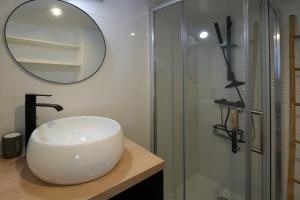 Ένα μπάνιο στο vacance en bord de mer