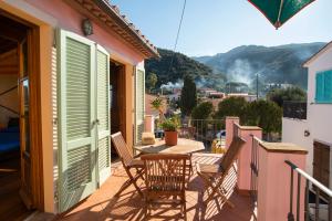 En balkon eller terrasse på Borgo Patresi Mare DL