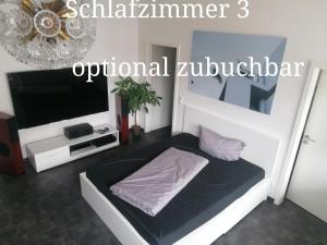 Voodi või voodid majutusasutuse Exklusive Ferienwohnung im Zentrum von Plauen toas
