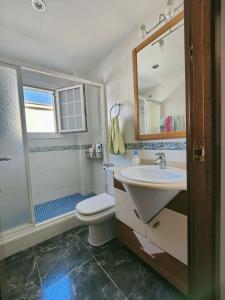 Koupelna v ubytování Apartamento en la playa