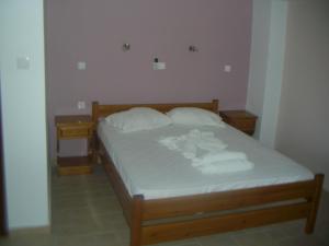 Postel nebo postele na pokoji v ubytování Blue Villa