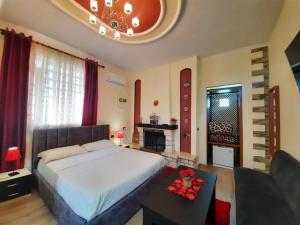 Postel nebo postele na pokoji v ubytování VILLA 53
