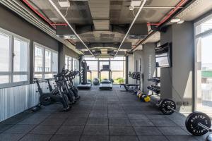 Fitness centrum a/nebo fitness zařízení v ubytování Micampus Barcelona