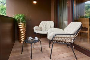 Χώρος καθιστικού στο Penthouse Suite by Brugger