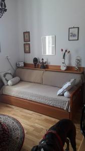 Postel nebo postele na pokoji v ubytování Obala Portoroz