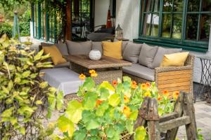 Posezení v ubytování NaturparkResort Zu Hause