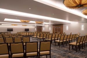 a large room with rows of chairs in it at The Ritz-Carlton, Los Angeles L.A. Live in Los Angeles +37 photos