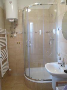 Kúpeľňa v ubytovaní Apartmán U Kapličky