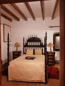 Postel nebo postele na pokoji v ubytování Morgado Lusitano
