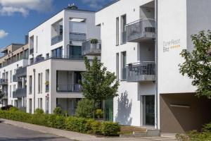 Das Gebäude in dem sich die Ferienwohnung befindet