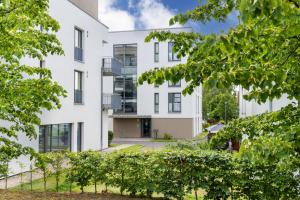 Das Gebäude in dem sich die Ferienwohnung befindet