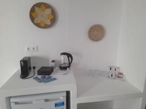 Kuchyň nebo kuchyňský kout v ubytování Sand rooms Antiparos